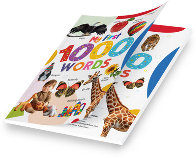 My First 1000 Words book : Learning book with Pictures, Educational Book for Kids Ages 3 to 12, Early Language Learning book for toddlers(Paperback, GOWOO)