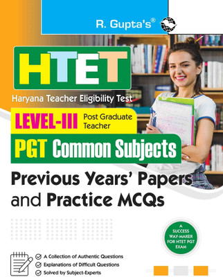 HTET (PGT-Common Subjects) Previous Years’ Papers & Practice MCQs Level–3(English, Paperback, RPH Editorial Board)