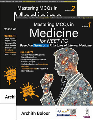 MCQS in Medicine - 1st Edition  - Mastering MCQs In Medicine For NEET PG by boloor(English, Hardcover, unknown)