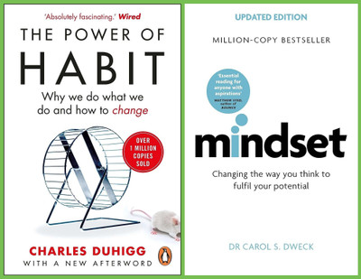 THE POWER OF HABIT + MINDSET  - SPECIAL COMBO OF SELF HELP BOOKS (SET OF 2 BOOKS)(Paperback, DR CAROL S. DWECK, CHARLES DUHIGG)