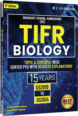 TIFR Biology (PYQ) Topic Wise Shorted Previous Year Questions Papers with Answers and Detailed Solutions  - (2010-2024) - Useful for IIT JAM, GAT-B, CUET-PG, CSIR NET & GATE Examinations - Best PYQ Book for JGEEBILS Biological Science in India | Two Brothers Publications(Paperback, Kailash Choudhary