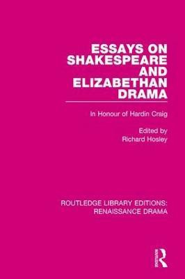 Essays on Shakespeare and Elizabethan Drama(English, Paperback, unknown)