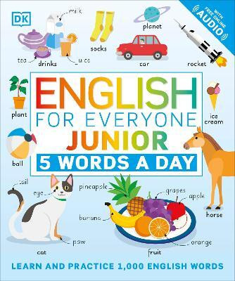 English for Everyone Junior: 5 Words a Day(English, Paperback, DK)