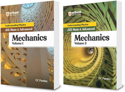 Arihant Understanding Physics for JEE Main and Advanced (Set fo 2)| Mechanics Volume 1 and 2 by DC Pandey | Complete Theory, Solved Examples & Practice Questions for IIT JEE Preparation | Latest 2025 Edition(Paperback, DC Pandey)