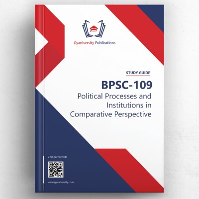 BPSC-109: Political Processes and Institutions in Comparative Perspective (IGNOU Study Guide Book)(Paperback, Gyaniversity Publications)