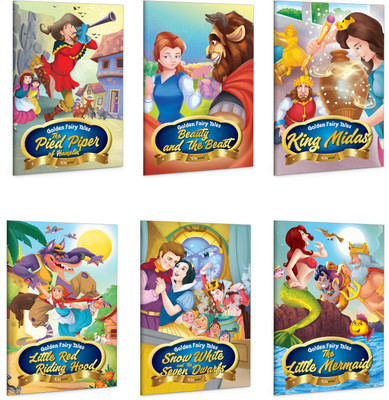 The Fairy Tale Kingdom: A Collection of 6 Magical Stories - Beauty and the Beast, Little Red Riding Hood, King Midas and more - Storybooks for Children, Classic Fairy Tales for Early Readers(Paperback, GOWOO)