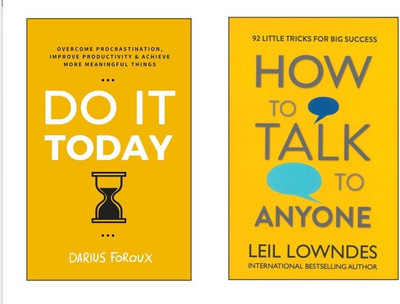 2 Books Combo- DO IT TODAY & HOW TO TALK TO ANYONE(Paperback, Darius Foroux, Leil Lowndes)