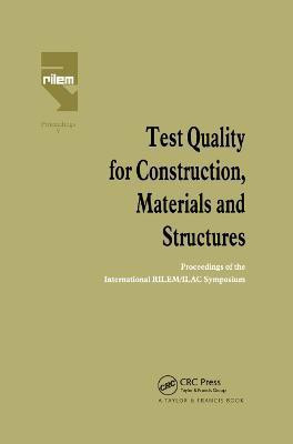 Test Quality for Construction, Materials and Structures(English, Paperback, unknown)