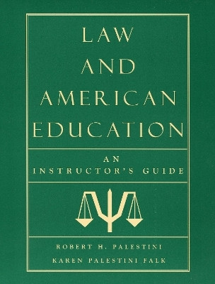 Law and American Education(English, Paperback, Palestini Robert)