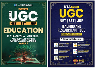 UGC NET Education Paper 2  - UGC NET Paper 1 Books 2025 [2 Books Set] | Previous Year Solved Papers Unit Wise Sorted with Detailed Solutions | Best Seller Previous Year Question Paper PYQ Book for NTA UGC NET/JRF and SET Education Examinations (Paper 1 & Paper 2) in India | IFAS Publications(Paperba