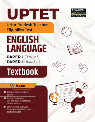Examcart UPTET English Language Book 2025 | Paper 1 (Class 1 to 5) & Paper 2 (Class 6 to 8) | Theory with Chapter-wise Previous Year Questions & Solved Papers | Uttar Pradesh Teacher Eligibility Test (Hindi Medium)(Paperback, Examcart Experts) Examcart UPTET English Language Book 2025 | Paper 1 (Class 1 to 5) & Paper 2 (Class 6 to 8) | Theory with Chapter-wise Previous Year Questions & Solved Papers | Uttar Pradesh Teacher Eligibility Test (Hindi Medium)(Paperback, Examcart Experts)
