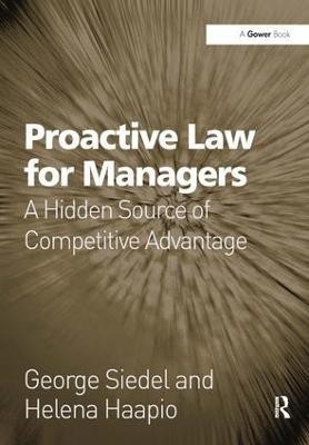 Proactive Law for Managers(English, Hardcover, Siedel George)