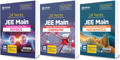 Arihant 24 Years Jee Main Physics, Chemistry and Maths Chapterwise Topicwise Solved Papers with 3500+ MCQ Verified Answer by Nta, Solution with Key Idea, Concept Enhancer and Alternate Solutions and Difficulty Level Sorting of Pyq for Exam 2025-26(English, Paperback, Singh Dharmendra)