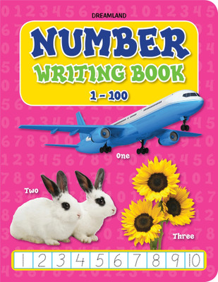 Number Writing Book 1-100  - step to develop pencil control Book with 64 pages | Kid Number Writing Book(English, Paperback, unknown)