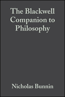 Blackwell Companion to Philosophy(English, Other digital, Bunnin N)