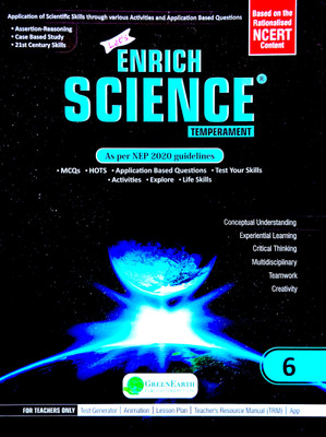 Let’s Enrich Science Class 6 | 2025 Latest Edition | NEP 2020 & NCF 2023 Aligned | Conceptual + Experiential Learning | Trusted by 10,000+ Teachers(Paperback, Shakuntala Datta, Sonu Gupta, Dr. Srishti Bhardwaj)