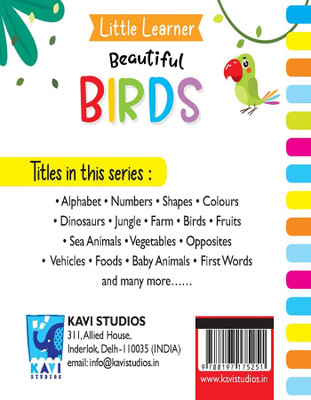 Board Book_Beautiful Birds(Paperback, Kavi Studio)