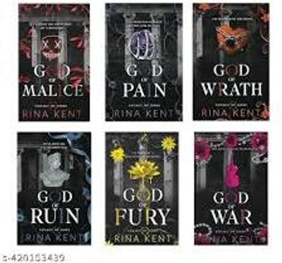 LEGACY OF GODS SERIES 7 BOOK COMBO SET ( GOD OF FURY + GOD OF PAIN + GOD OF MALICE +GOD OF WAR + GOD OF RUIN + GOD OF WRATH )(Paperback, rina kent)