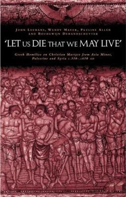 'Let us die that we may live'(English, Paperback, Allen Pauline)