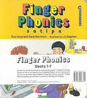 Finger Phonics Books 1-7(English, Board book, Wernham Sara)