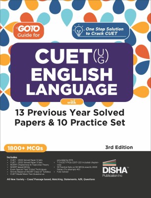 Go to Guide for Cuet (Ug) English Language with 13 Previous Year Solved Papers & 10 Practice Sets(English, Paperback, unknown)