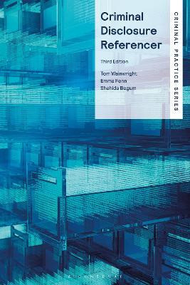 Criminal Disclosure Referencer(English, Paperback, Wainwright Tom)