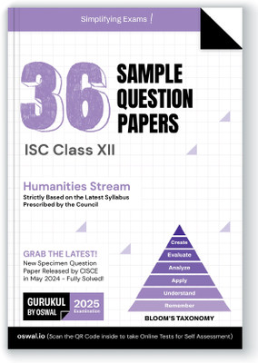 Isc 36 Sample Question Papers Humanities Stream for Class XII 2025 Exam (Edition2024)(English, Hardcover, unknown)