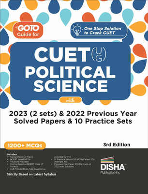 Go to Guide for Cuet (Ug) Political Science with 2023 & 2022 Previous Year Questions & 10 Practice Sets(English, Paperback, unknown)