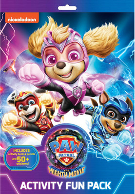 PAW Patrol The Mighty Movie- Activity Fun Pack | Children's books | Activity books | Nickelodeon books | Skye |Movie Storybook(Hardcover, Parragon)