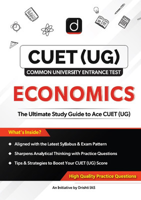 CUET (UG) Economics Domains Study Guide, Entrance Exam Book(Paperback, Team Drishti)