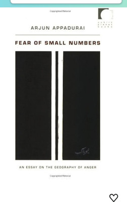 Fear of Small Numbers(Paperback, Appadurai, ArjunGaonkar, Dilip Parameshwar, Warner, Michael, Lee, Benjamin, Kramer, Jane)
