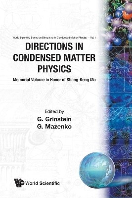 Directions In Condensed Matter Physics: Memorial Volume In Honor Of Shang-keng Ma(English, Paperback, unknown)