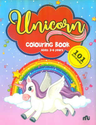 Unicorn Colouring Book : 101 Fun Activity Colouring Book For Children(English, Paperback, stone Moon)