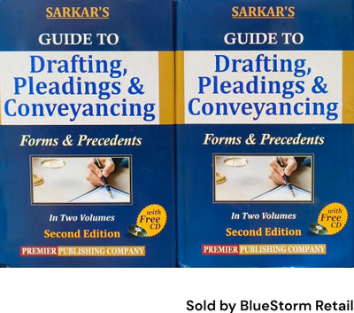 Guide To Drafting, Pleadings & Conveyancing (Forms & Precedents) Set Of 2 volumes | 2nd Edition 2024 | Premier Publishing Company(Hardcover, Sarkar)