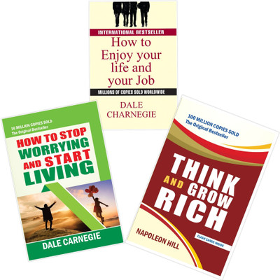 Combo Of 3 Book Set-How To Enjoy Your Life And Your Job +How To Stop Worrying And Start Living +Think And Grow Rich -English Paperback-2024(Paperback, Dale carnegie, Nepolian Hill) Combo Of 3 Book Set-How To Enjoy Your Life And Your Job +How To Stop Worrying And Start Living +Think And Grow Rich -English Paperback-2024(Paperback, Dale carnegie, Nepolian Hill)