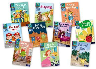 Read Write Inc. Phonics Book Bag Books: Purple Set 2 Book Bag Books (Mixed Pack of 10).(English, Paperback, Bradbury Adrian)