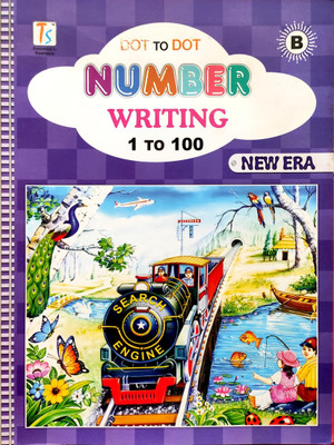 DOT TO DOT NUMBER WRITING 1 TO 100 - B with 3 Disc(Paperback, TEAM TREND SETTERS)