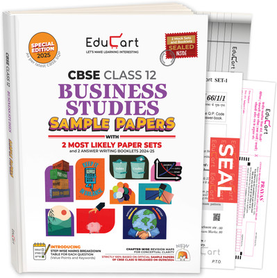 Educart Cbse Class XII Business Study Sample Question Paper 2024 - 2025  - Class 12 Sample Paper 2025(English, Paperback, unknown)