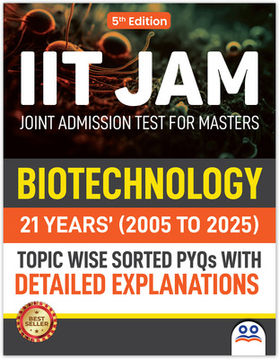 IIT JAM Biotechnology PYQ Book Previous Year Question Papers  - 2025 (21 years) | With Detailed Explanation (2011 to 2025) | Bestselling Chapterwise & Topicwise PYQ Book for NTA CSIR NET/JRF, GATE & SET Bioscience Exams | Two Brothers Publications(Paperback, IFAS Publications)