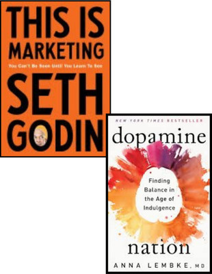 the combo best book ( this is marketing and dopamine nation )(Paperback, seth godin, dr anna lamke)