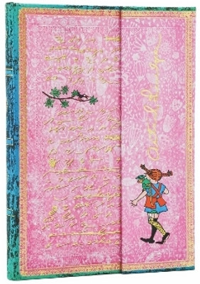 Astrid Lindgren, Pippi Longstocking (Embellished Manuscripts Collection) Midi Lined Hardcover Journal (Wrap Closure)(English, Hardcover, Paperblanks)