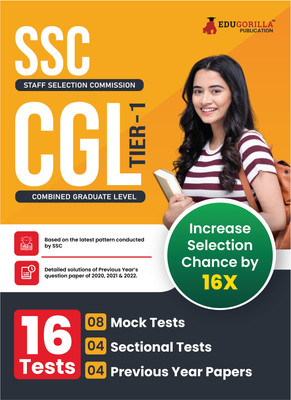 SSC CGL Tier I 2021 Vol. 1 10 Full-length Mock Tests + 3 previous year papers For Complete Preparation  - 2023 (English Edition) - 8 Mock Tests, 4 Sectional Tests and 4 Previous Year Papers (1300 Solved Questions) with Free Access to Online Tests(English, Paperback, Edugorilla)