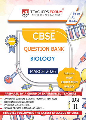 Cbse Class 11 Question Bank Biology 2025 - 26(English, Paperback, unknown)