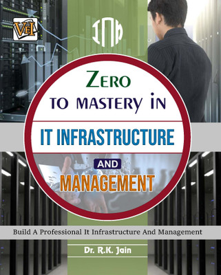 Zero To Mastery In IT Infrastructure And It's Management- No.1 Book To Become Zero To Hero In Infrastructure Management, This Amazing Book Covers A-Z IT Infrastructure t Concepts, 2024 Latest Edition(Paperback, Dr. R.K. Jain)