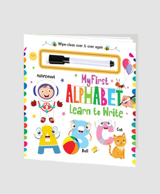 My First Alphabet Wipe & Clean Board Book 5sp (Edition01) - My First Wipe and Clean Board Book of Alphabet: Includes Wipe and Clean Pen to Write, Learn, Clean and Write Again(English, Hardcover, unknown) My First Alphabet Wipe & Clean Board Book 5sp (Edition01) - My First Wipe and Clean Board Book of Alphabet: Includes Wipe and Clean Pen to Write, Learn, Clean and Write Again(English, Hardcover, unknown)