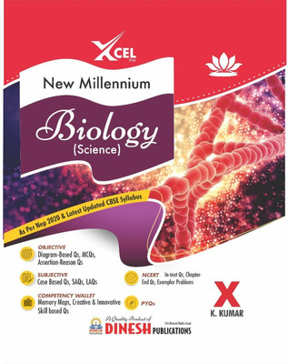 DINESH Publications' New Millennium BIOLOGY Class 10 2023 (Easy and Simplified) (Paperback, K. Kumar)(Paperback, k kumar)