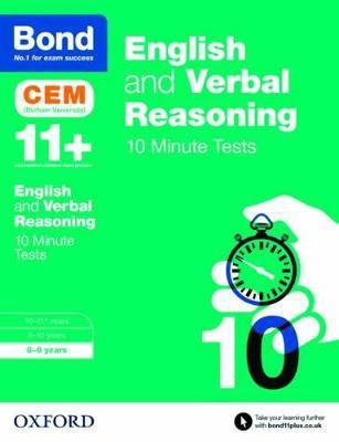 Bond 11+: English & Verbal Reasoning: CEM 10 Minute Tests (now Cambridge Select Insight)(English, Paperback, Hughes Michellejoy)