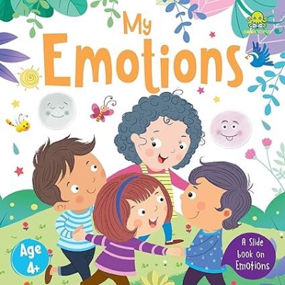 Booktopus Slide and Learn Board Book - My Emotions Emotional Learning Book - Interactive Books for Kids 4+ Years - Social Skills Development(English, Paperback, unknown)