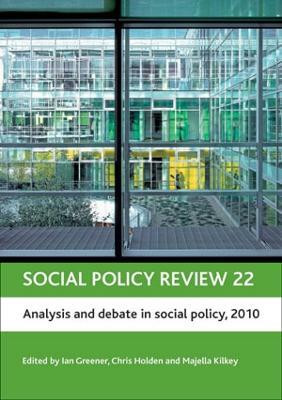 Social policy review 22(English, Hardcover, unknown)