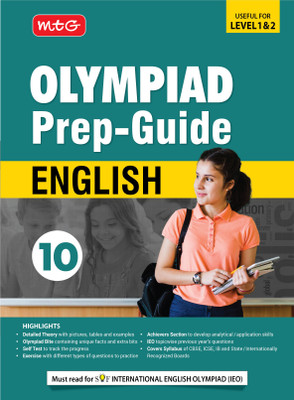 MTG Olympiad Prep-Guide Class 10 English (IEO) - Detailed Theory, Self Test with IEO Topicwise Previous Year Question Paper For SOF 2024-25 Exam(Paperback, MTG Editorial Board)